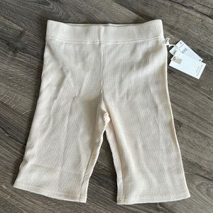 Good American waffle bike shorts